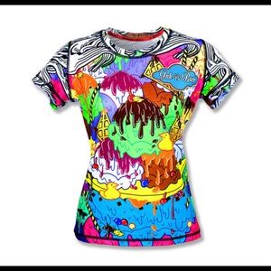 InkNBurn Sundae tech shirt, women’s small